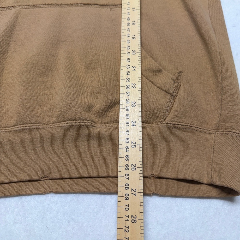 Y2K Aeropostale Hoodie Pullover Athletics Dept Graphic Cotton‎ Blend Brown Small - Picture 14 of 14